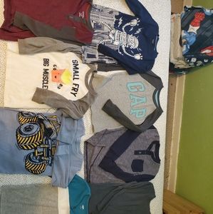 8 long sleeve tops 5t boys